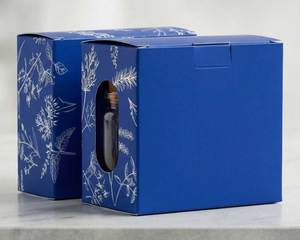 Eyeshare Custom Recyclable Glossy Lamination Self Erecting Contact Lens Packaging <b>Box</b> with Logo Options - Product Image 2