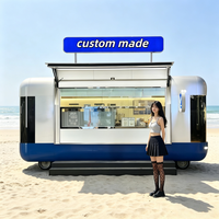 Solution tout-en-un : Food truck mobile personnalisable avec cuisine complète et équipement commercial pour BBQ