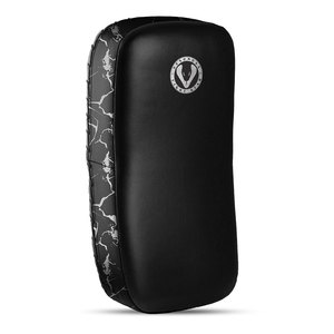 Venomous <b>Black</b> Thunder Thai Pads Leather MMA Kickboxing Strike Shield Arm Training Pads Adjustable Non-Slip Heavy Duty - Product Image 2