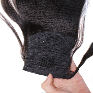 Consigue una elegancia instantánea con nuestro cabello humano de cola de caballo de 200g, que ofrece brillo natural, volumen completo y encanto de estilo sin esfuerzo - Product Image 5