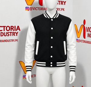 Veste universitaire en laine personnalisée, veste bomber de style universitaire, patchs en chenille, logo brodé, vêtements d'extérieur pour étudiants universitaires - Product Image 1