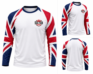 Maillot de sublimation personnalisé à manches longues Alabama, logo personnalisé, vêtements de sport d'équipe, design de manches avec drapeau d'Alabama, fabricant OEM - Product Image 5