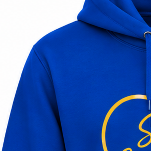 Sudadera con Capucha Universitaria para Mujer Sigma Gamma Rho, Azul Rey, Diseño Gráfico Personalizado de Hermandad, Sudadera con Letras Griegas, Moda Universitaria Urbana - Product Image 3