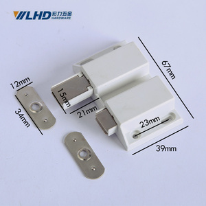 Lhd Double Magnetic Cabinet <b>Door</b> <b>Catch</b> For Wardrobe <b>Door</b> With Hidden Design - Product Image 2