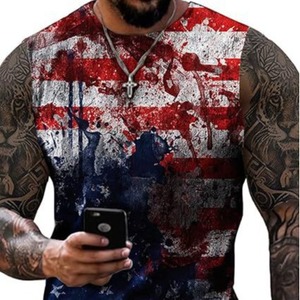 Factory Direct Men's Tank Top Sublimation UPF 50+ Quick Dry Fitness Running Sportswear OEM Supplier - Product Image 4