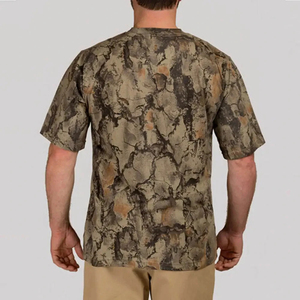 Men's <b>Camouflage</b> Short Sleeve T-<b>Shirt</b> Regular Fit O-Neck Quick Dry Jersey Fabric Digital Print Casual Style - Product Image 2