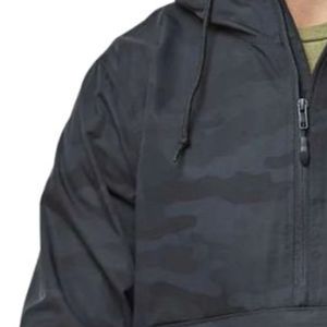 Men's Lightweight Water Resistant Anorak Windbreaker <b>Jacket</b> Hooded Outdoor Shell for Sports Camping Casual Wear and Travel - Product Image 6
