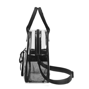กระเป๋าสะพายข้าง PVC ใสกันน้ำ สายปรับได้ หลายช่อง เหมาะสำหรับใช้ในโรงเรียน คอนเสิร์ต และการเดินทาง - Product Image 5