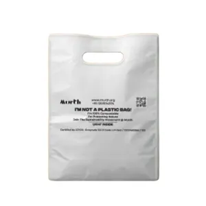 UKHI Brand PE Eco-Friendly Biodegradable Shopping <b>Bags</b> with Heat <b>Seal</b> and Flexo Printing Haryana Origin Custom Orders Accepted - Product Image 4