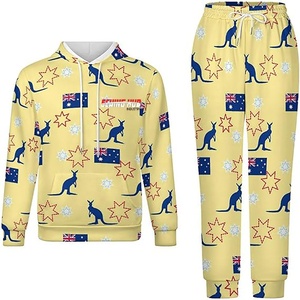 Ensemble de sport pour hommes, survêtement personnalisé, respirant, de haute qualité, sweat-shirts unis, logo personnalisé, ensemble de fitness unisexe, survêtement - Product Image 1