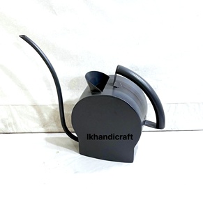 New Shape Design Sunny Yellow Finish Solid 1.3L Capacity High Quality Solid Steel iron Watering Can Indoor Use bulk - Product Image 2