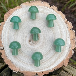 Aventurina Verde Natural Tallada en Forma de Hongo, Cristal Curativo de Aventurina para Reiki, Meditación, Decoración Feng Shui, Venta al por Mayor - Product Image 4