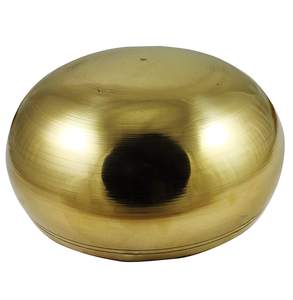 Bol chantant tibétain artisanal en laiton avec coussin rouge et baguette en bois pour la méditation, le yoga, la sonothérapie et la décoration spirituelle - Product Image 4