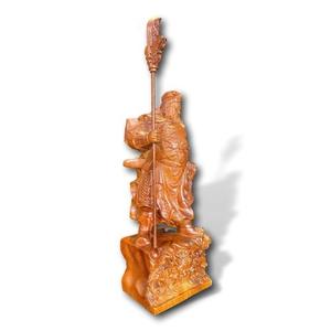 Estatua de Guan Yu de Madera de Palisandro Premium, Figura de Guerrero Chino Hecha a Mano, Decoración de Protección Feng Shui - Product Image 4