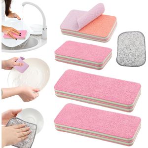 Set di 4 Spugne in Microfibra Riutilizzabili a 12 Strati, Ultra-Assorbenti, Multiuso per Pulizie in Cucina - Product Image 5