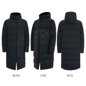 Manteau long matelassé chaud et confortable avec des coutures durables et un look élégant pour un confort par temps froid - Product Image 3