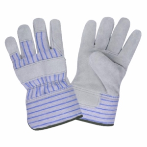 Gants de travail en cuir de vachette pleine fleur, résistants à la chaleur, antistatiques, certifiés CE, doux et confortables, pour usage industriel intensif - Product Image 4