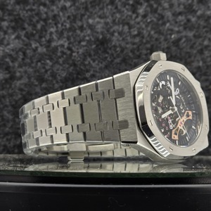 Montre squelette homme en acier inoxydable de haute qualité, automatique, de luxe, avec logo personnalisé d'usine, cadran mécanique à aiguilles de 16 mm - Product Image 2