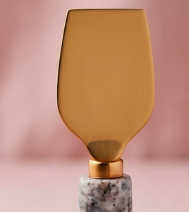 <b>Cheese</b> <b>Knives</b> <b>Set</b> In Stainless Steel With Stylish Marble Handle Gold Blades Perfect For Wedding Tabletop And Serving Use - Product Image 2