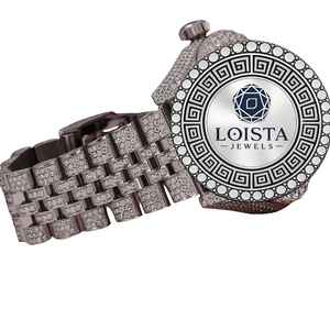 นาฬิกาข้อมือผู้ชายหรูหรา ดีไซน์เหนือระดับ สำหรับคนรักนาฬิกา ยี่ห้อ LOISTA รุ่นขายดี ผลิตแบบ OEM ODM ใช้เครื่องกลอัตโนมัติ ประดับด้วยเพชรโมอิสซาไนต์ - Product Image 3