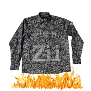 Ropa de Trabajo de Algodón FR, Diseño Floral, Material de Algodón FR de Grado A+, para Tráfico Vial, Minería, Mecánica, Construcción - Product Image 5