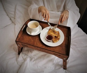 Bandeja de Servicio de Madera de Olivo y Resina de Diseño Nuevo y Personalizado para Hoteles, Restaurantes y Hogares por f s international - Product Image 6