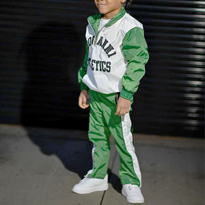 Conjuntos Deportivos Personalizados para Niños y Hombres, 2 Piezas, Pantalones de Nailon y Sudadera con Capucha, Trajes Deportivos Holgados, Conjunto Deportivo Personalizable con Chaqueta Cortavientos para Hombre - Product Image 5