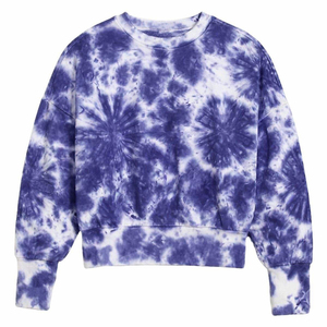 Men's <b>Tie</b> <b>Dye</b> Crewneck <b>Sweatshirt</b> 100% Cotton Pullover Long Sleeve Casual Streetwear Hoodie <b>Sweatshirt</b> for Winter - Product Image 2