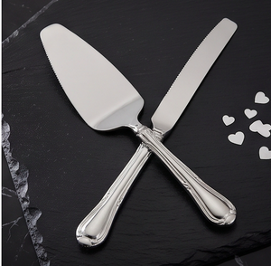 Silver <b>Cake</b> Server Durable <b>Cake</b> <b>Cutting</b> <b>Knife</b> Perfect For Everyday Baking Dessert Serving Family Events And Special Occasions - Product Image 2