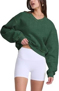 custom Oversized Sweatshirt Acid Wash O <b>Neck</b> Fleece Pullover Sweaters Casual Vintage Sweatshirts Loose Trend Women's Oversized - Product Image 5