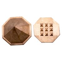 Pyramide Vastu octogonale en cuivre Asthakon : Remèdes pour la maison et le bureau, amplificateur de Brahmasthan et solutions Vastu