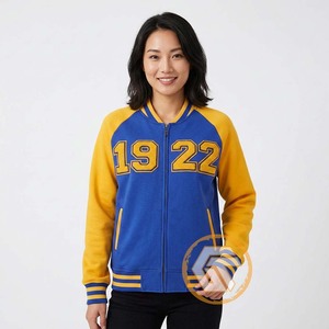Chaqueta Universitaria Personalizada de Algodón y Felpa con Bordado de Sigma Gamma Rho, Ropa Griega Transpirable de Alta Calidad para Otoño - Product Image 2