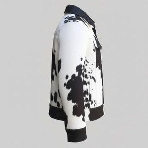 Blouson en cuir de vache véritable pour homme, manches longues, coupe moderne, finition durable, résistant au vent, veste de qualité supérieure pour l'extérieur - Product Image 3