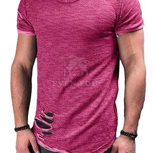 Nouveauté - Vente directe d'usine - T-shirt homme effet vieilli - Design personnalisé - Vente en ligne - T-shirt homme effet vieilli - Product Image 6
