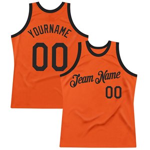Maillot de basket-ball orange personnalisé en maille sublimée, unisexe, pour adulte, avec nom et numéro d'équipe, débardeur respirant - Product Image 4