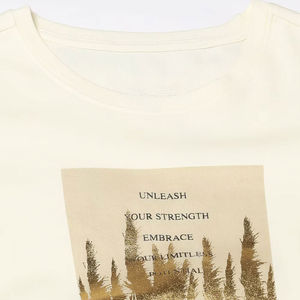 Camisetas de Mujer de Marca, Calidad Premium, Hechas en Fábrica, Diseño Transpirable e Informal para Verano, Precio Económico, Venta al Por Mayor - Product Image 5