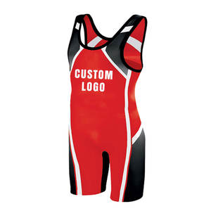 High Quality Custom Sublimation & Digital Printing Breathable Polyester Wrestling Singlets <b>Adjustable</b> <b>Strap</b>-Customizable Designs - Product Image 6