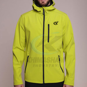 Premium Fabric Stand Collar Front Logo Breathable Eco-Friendly Lightweight Feel Soft Comfort Stylish Winter Windbreaker <b>Jacket</b> - Product Image 2