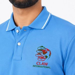 Customized High Quality Men's Golf Quick Dry Polyester Stand up <b>Collar</b> Polo <b>T</b> <b>Shirts</b> Oversized Polo <b>Shirt</b> With OEM Service - Product Image 4