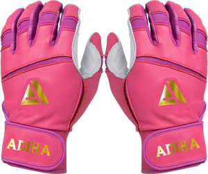 Premium Leather <b>Baseball</b> Batting Gloves Professional Right/Left Hand with Custom Logo High Quality Durable Breathable - Product Image 1