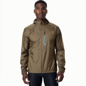 Veste coupe-vent haute visibilité jaune fluo, vêtements de travail de sécurité nocturne, veste coupe-vent réfléchissante - Product Image 2