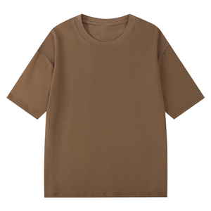T-shirt pour homme en coton léger, col rond, décontracté, confortable, toucher doux, pour usage quotidien, vêtements de mode américains, vente en gros, style personnalisé - Product Image 4
