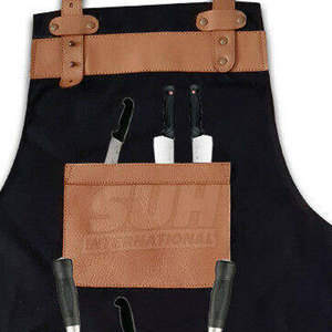 Nouveaux tabliers de cuisine écologiques et respirants sans manches, à sangle réglable, de haute qualité pour usage professionnel, tabliers de chef et de bar - Product Image 4