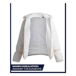 Chaqueta Acolchada para Mujer, Resistente al Agua, con Forro de Piel Sintética, Cálida, con Capucha, para Invierno - Product Image 6