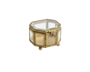 Cajas de Joyería Modernas de Latón y Vidrio, Estuche Decorativo de Lujo para Joyas, Color/Tamaño Personalizado, Hecho a Mano, Fundido a Presión, Regalo Personalizado - Product Image 6