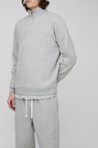 Unisex Oversized Stacked Tracksuit Luxury Heavyweight Baggy Hoodie <b>Jogger</b> Set Urban Streetwear Solid Casual Custom OEM Supplier - Product Image 2