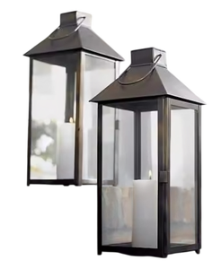 <b>Brass</b> <b>Lantern</b> With Glass Panels Durable Home Decoration Candle Holder Centerpiece Modern Design Wedding Decor <b>Lantern</b> - Product Image 3