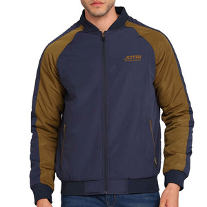 Blousons d'hiver pour hommes, style aviateur, résistants au vent, vêtements d'extérieur décontractés, fermeture éclair sur le devant, logo personnalisé, service OEM - Product Image 1