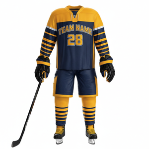 Vente Flash - Fabricant de Maillots de Hockey sur Glace |   Uniformes de hockey respirants 100 % polyester avec logo personnalisé OEM – Vêtements de sport en gros pour équipes - Product Image 1