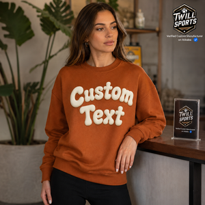 Sweat-shirts d'hiver surdimensionnés pour femmes, style tendance, streetwear, tissu coupe-vent écologique, sweat-shirt à imprimé puff - Product Image 2